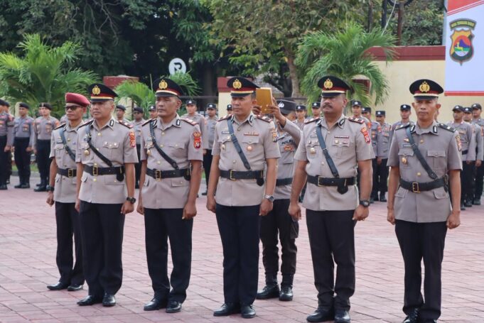 Lima Posisi Strategis di Polres Sumbawa Diserahterimakan