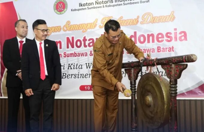 Buka Konferda INI 2025, Bupati Komit Tingkatkan Sinergitas Bersama Notaris