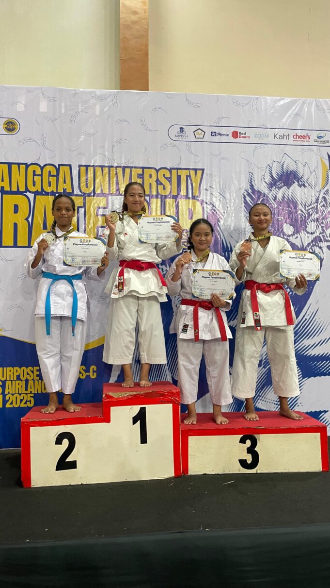 *UKMO JUKC UNEJ Tunjukkan Dominasi Kejuaraan Nasional di Airlangga University Karate Cup 2025*