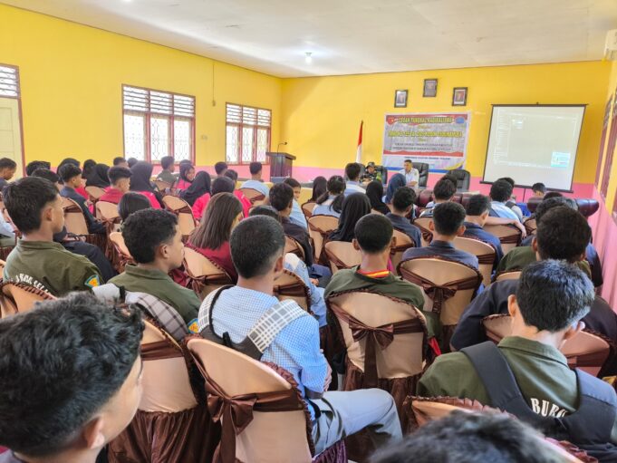 Cegah Tangkal Radikalisme, Satgas TMMD Kodim 1506/Namlea Sosialisasi di SMK N 3 Buru Selatan