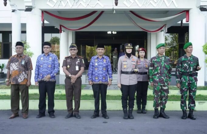 Wabup Sambut Kapolres Baru
