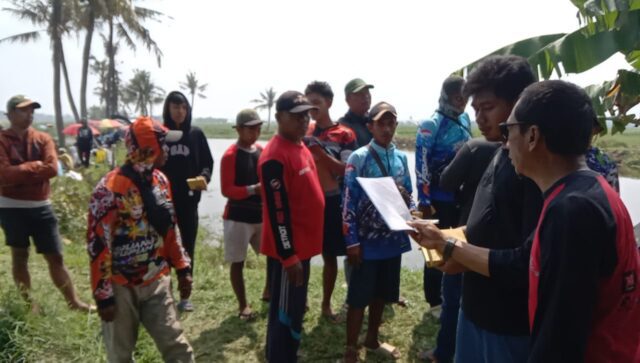 Desa Kraton Gelar Lomba Mancing Mania di Tengah Sawah Dalam Rangka Peringati HUT RI Ke- 80