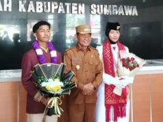 Wabup Sambit Paskibraka dan Gita Bahana Nusantara 2025