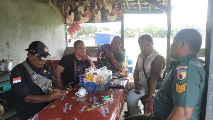 Bhabinsa Koramil 0824/15 “Ngopi Bareng ” Dengan Jurnalis Jember Barat
