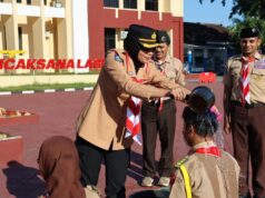 Kapolres Sumbawa Kukuhkan Anggota Saka Bhayangkara Tahun 2025