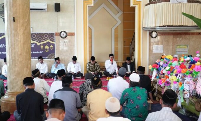 Wabup Hadiri Peringatan Maulid Nabi di Lingkungan Karang Goreng