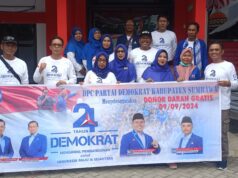 HUT ke-24, DPC Demokrat Sumbawa Gelar Baksos dan Donor Darah