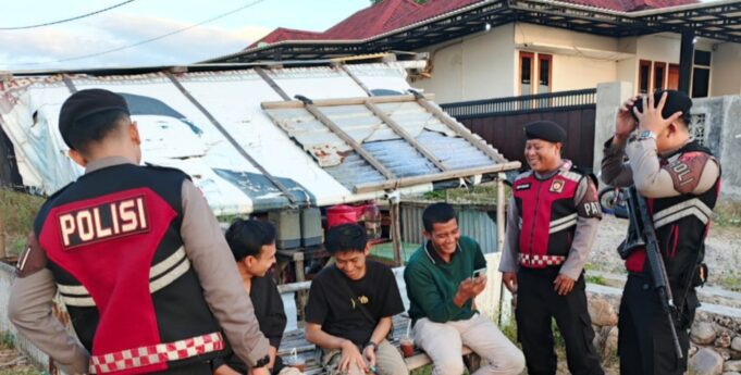 Polsek Sumbawa Sasar Titik Rawan Kejahatan