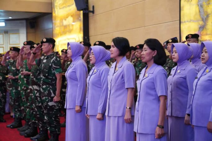 Panglima TNI Terima Laporan Korps Kenaikan Pangkat 177 Pati TNI