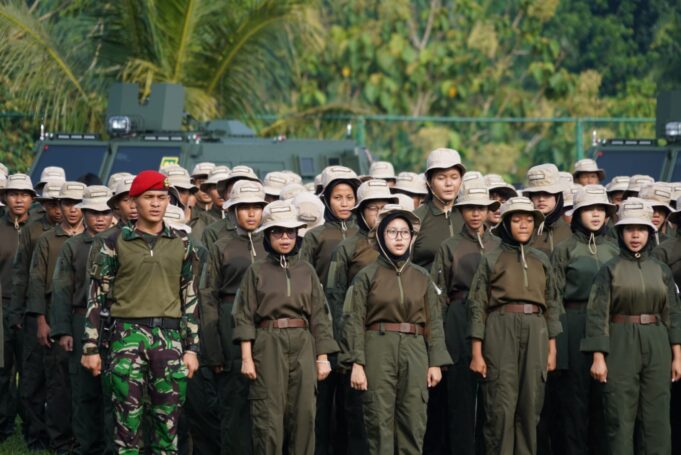 1.000 Siswa-siswi SMK Ikuti Gelombang 2 Korps Kadet Republik Indonesia di Batalyon 13 Kopassus, Bogor