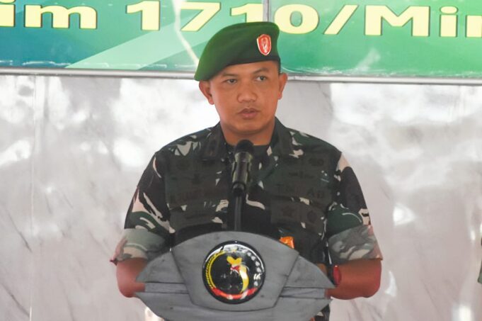 Dandim 1710/Mimika Pimpin Acara Tradisi Korps Pindah Satuan, Masuk Satuan dan Purna Tugas Personel Kodim 1710/Mimika