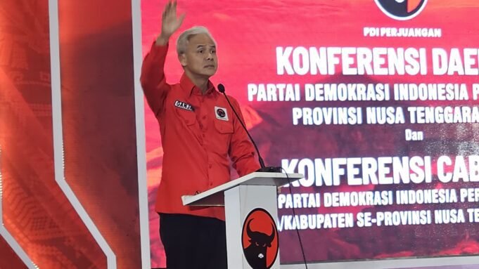 Ganjar Pranowo Buka Konferda DPD PDIP NTB, Ingatkan Kader Senantiasa Membela Kepentingan Rakyat