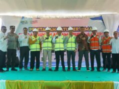 Wabup Letakkan Batu Pertama Pembangunan Asrama SMKN 1 Alas