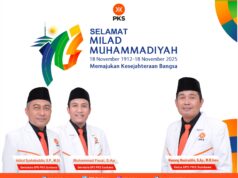 DPD PKS Kabupaten Sumbawa Mengucapkan Selamat MILAD MUHAMMADIYAH