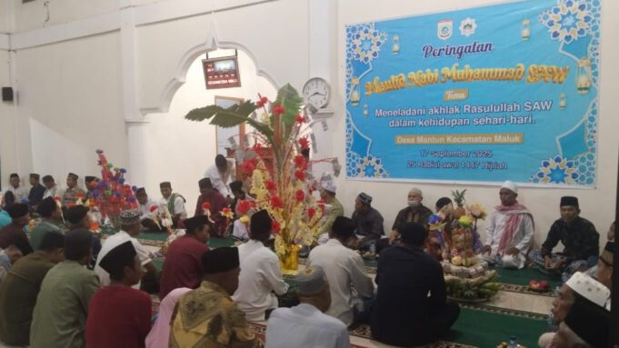Pemerintah Desa Mantun Menggelar Maulid Nabi Muhammad SAW 2025