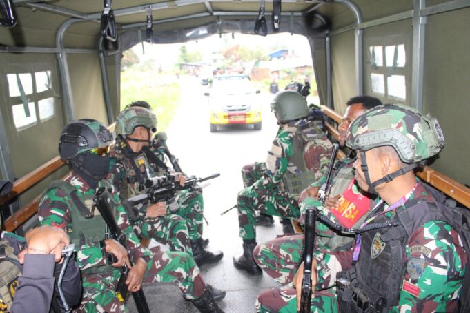 TNI–Polri Gelar Patroli Gabungan Perketat Keamanan Puncak Jaya