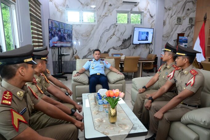Danlanud Sultan Hasanuddin Terima Kunjungan Silaturahmi Taruna AAU Asal Makassar