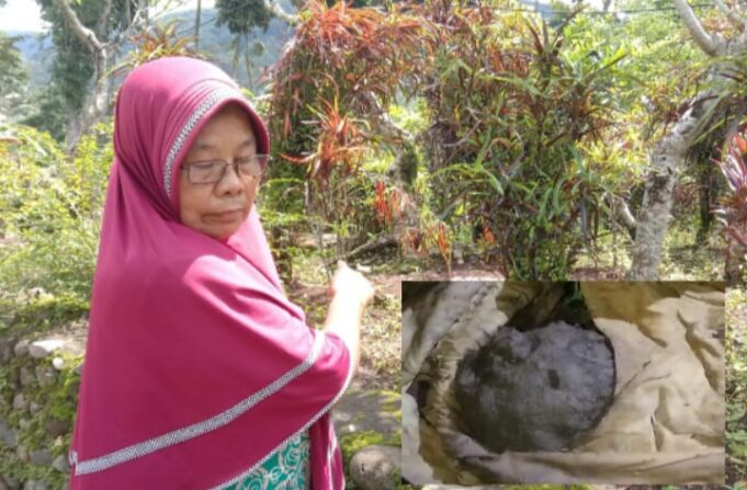 Warga di Sungai Tengah Manggisan Heboh, Ada Tali Kain Kafan Mayat Ada di Permukaan Makam