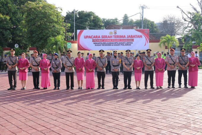 Jelang Pergantian Tahun, 5 Pejabat Polres Sumbawa Berganti