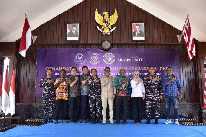 Penandatanganan PKS Kampung Nelayan Merah Putih Dorong Penguatan Ekonomi Maritim di Sarmi