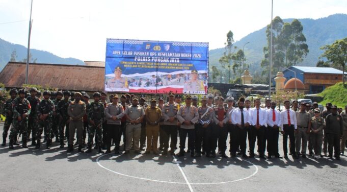Kodim 1714/PJ Berpartisipasi Dalam Apel Gelar Pasukan Operasi Keselamatan Noken 2026 di Polres/PJ