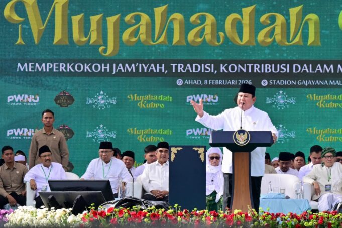 Panglima TNI Hadiri Mujahadah Kubro Satu Abad Nahdlatul Ulama di Malang