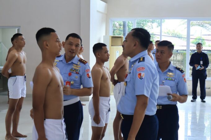 Casis Bintara PK TNI AU A-57 Lanud Sultan Hasanuddin Jalani Sidang Pantukhirda