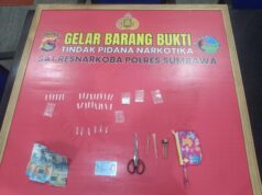 Sat Resnarkoba Polres Sumbawa Ringkus Pengedar di Tarano, 29 Poket Sabu Diamankan