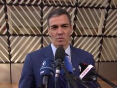 Kutuk Perang Iran, Sánchez: Ilegal