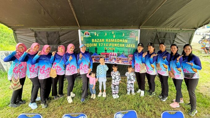 Bazar Ramadhan Kodim 1714/Puncak Jaya Dalam Rangka Menyambut Idul Fitri 1447 H Tahun 2026