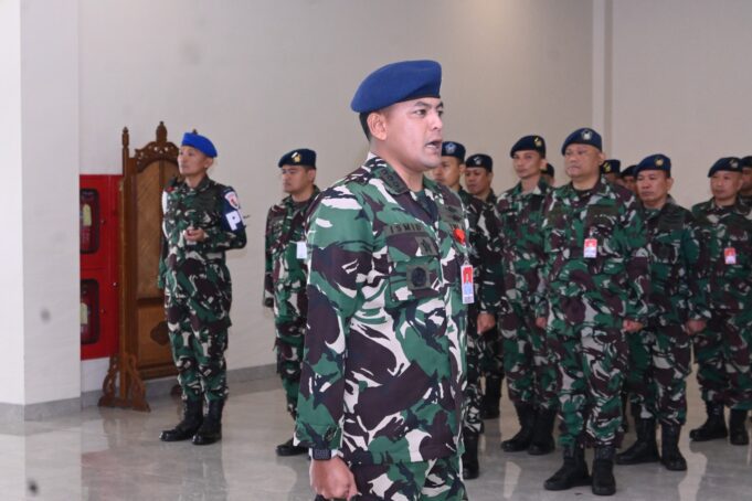 Komandan Lanud Sultan Hasanuddin Pimpin Laporan Korps Kenaikan Pangkat 21 Perwira