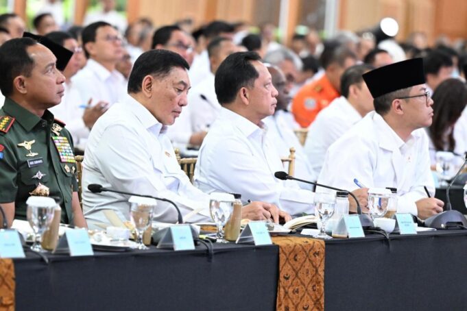 Panglima TNI Hadiri Rapat Kerja Pemerintah di Istana