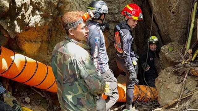 11-Hari-Terjebak-di-Gua-5-Penambang-Emas-Laos-Selamat