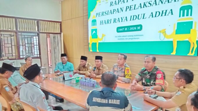 PHBI Kecamatan Maluk Matangkan Persiapan Idul Adha 1447 H, Sholat Ied Digelar di Lapangan Demung Maluk