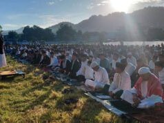 Ribuan Warga Jereweh Padati Lapangan Lalu Maga Parang, Shalat Idul Adha Berlangsung Khidmat dan Penuh Haru