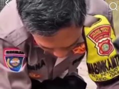 Polisi Humanis, Aiptu Irvan Ahmad Tunjukkan Kepedulian terhadap Hewan Lewat Aksi Berbagi di Hari Jumat