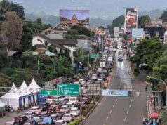 Libur Idul Adha, Arus Balik Padat, Polisi Terapkan One Way di Puncak