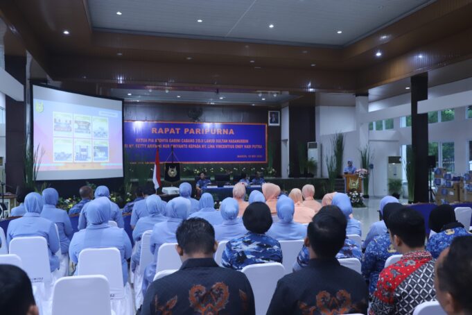Rapat Paripurna PIA Ardhya Garini Lanud Sultan Hasanuddin Berlangsung Hangat dan Penuh Kekeluargaan