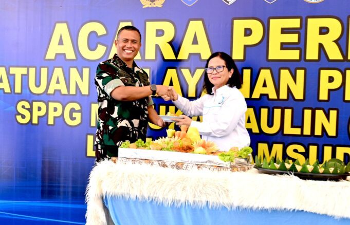 Dukung Program Asta Cita Presiden RI, Danlanud Sjamsudin Noor Resmikan SPPG Maluka Baulin Perkuat Gizi Generasi Bangsa