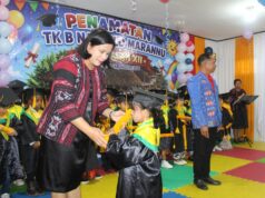 Kodim 1714/PJ dan Ibu Persit Hadiri Penyerahan Serta Penamatan Siswa TK B Nagalo Marannu Angkatan XII Tahun Pelajaran 2025/2026