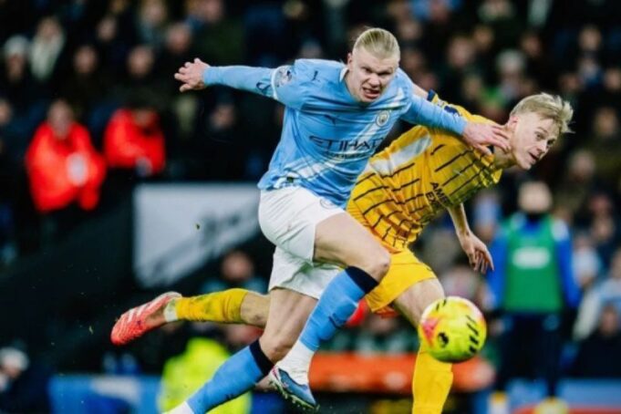 Haaland Kembali Raih Sepatu Emas Liga Inggris