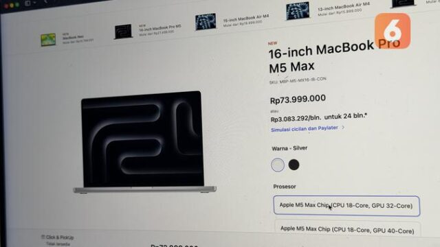 MacBook Pro M5 Pro dan M5 Max Resmi Meluncur di Indonesia