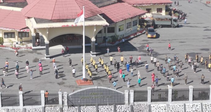 Kodim 1714/PJ, Polri dan Pemda Rutin Gelar Jumat Sehat, Pererat Kebersamaan dan Kesehatan