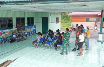 Kodim 1714/Puncak Jaya Gelar Nobar Piala Dunia 2026 Bersama Masyarakat