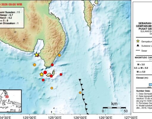 20 Gempa Susulan Pasca Gempa 7,7 di Filipina
