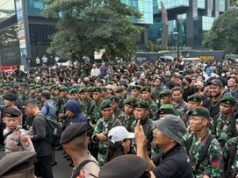 4.000 Aparat Kawal Demo Mahasiswa di Trisakti hingga DPR
