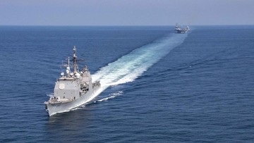 AS Bantah Kapal Perangnya Diserang Iran di Selat Hormuz