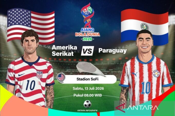 Amerika Serikat Tuan Rumah, Paraguay Hadang di Los Angeles