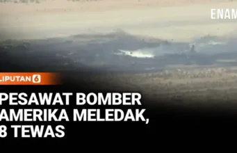 B-52 Jatuh Sesaat Setelah Lepas Landas, Delapan Awak Tewas