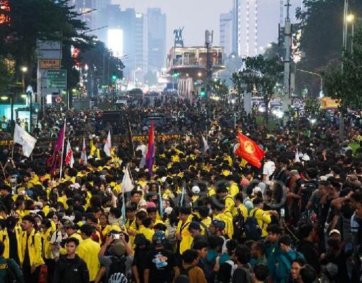 BEM UI Lanjutkan Aksi di Bundaran HI